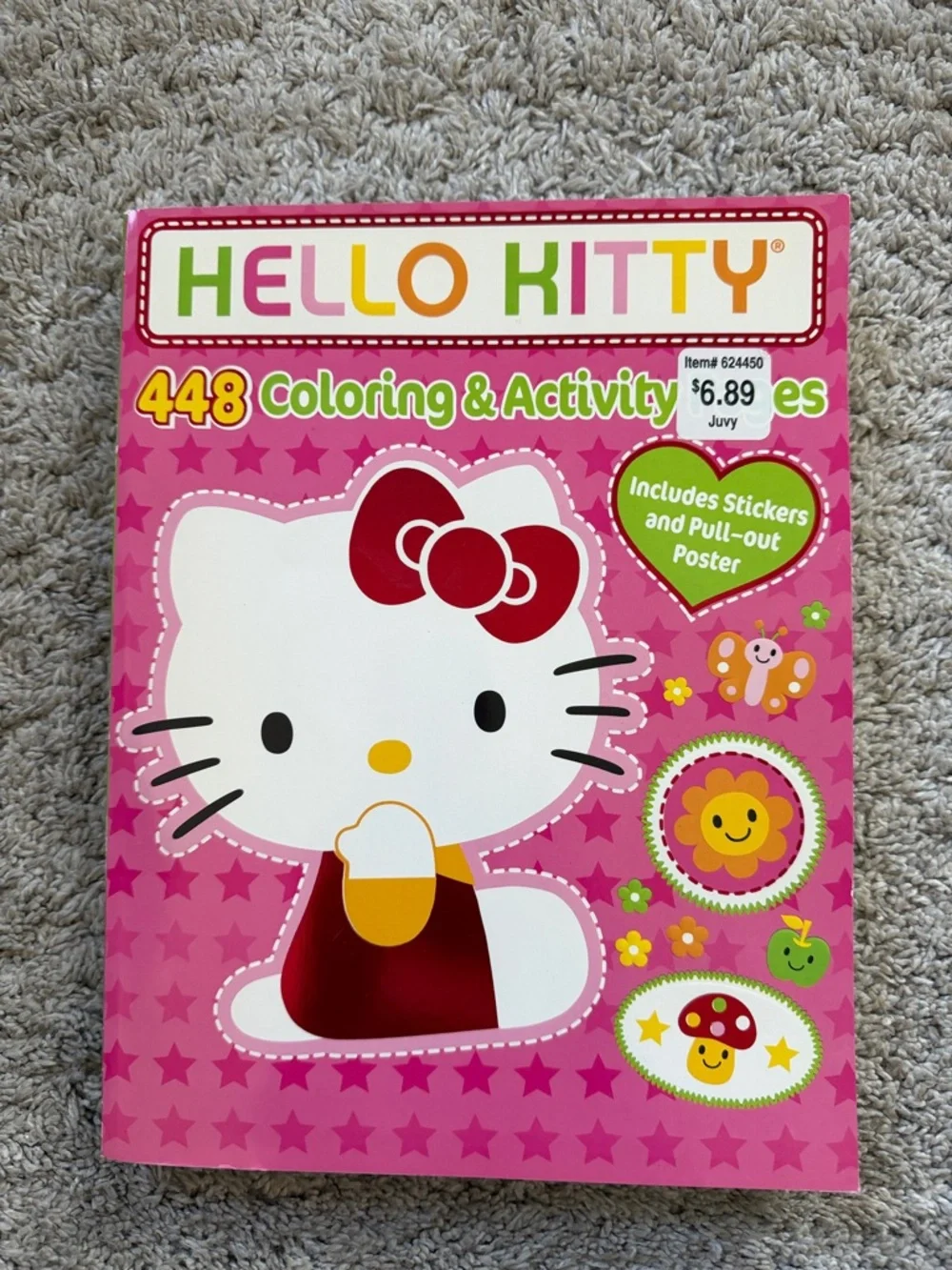 Hello Kitty Pink & Red Coloring and Activity Book
